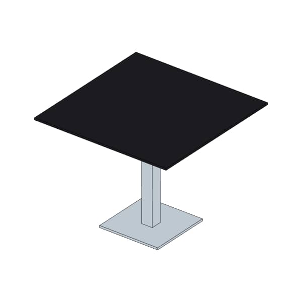 Mesa Rectangular Fenólica 1080 Negra